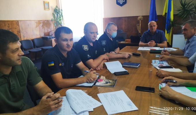 Відбулися штабні навчання з територіальної оборони району