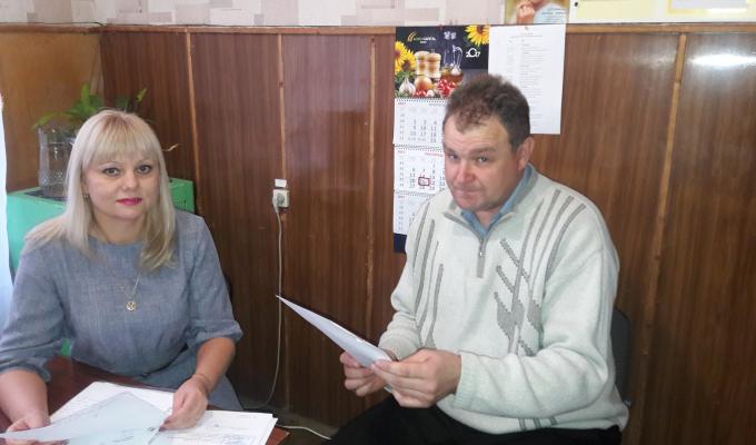 Зустріч начальника служби у справах дітей з в.о. старости Тополівського старостинського округу
