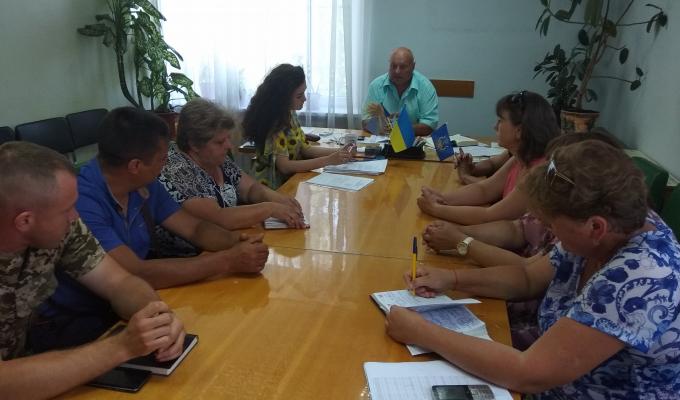 Робоча нарада управління агропромислового розвитку Троїцької райдержадміністрації