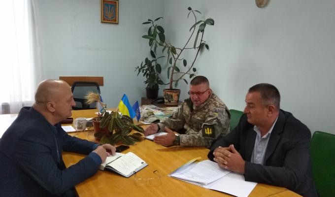 Відбулося засідання з питань осіннього призову та підведення підсумків командно-штабного навчання територіальної оборони району
