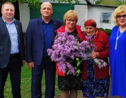 Привітали ветеранів війни до 75-ї річниці перемоги над нацизмом у Другій світовій війні