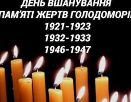 День пам’яті жертв голодоморів в Україні