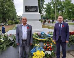 Вшанування ветеранів війни в рамках обласного заходу з нагоди 74-ї річниці Дня Перемоги над нацизмом у Другій світовій війні