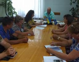Робоча нарада управління агропромислового розвитку Троїцької райдержадміністрації